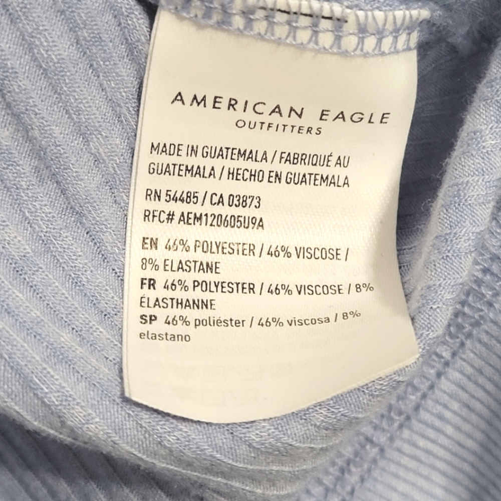 American Eagle Oversized Split Hem Top - image 6